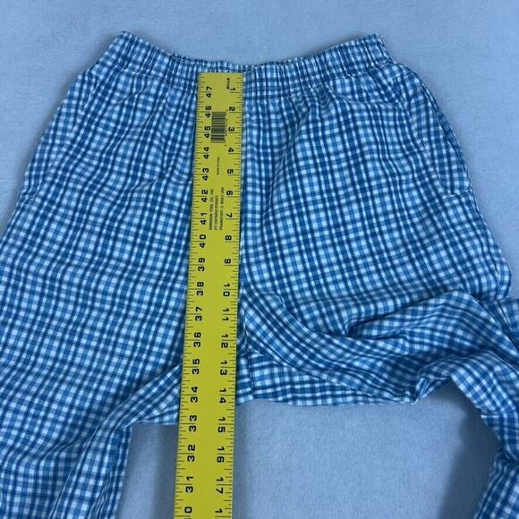 Koret City Blues Pants Womens 10 Blue Pull On Plaid Pockets Vintage - Picture 7 of 12